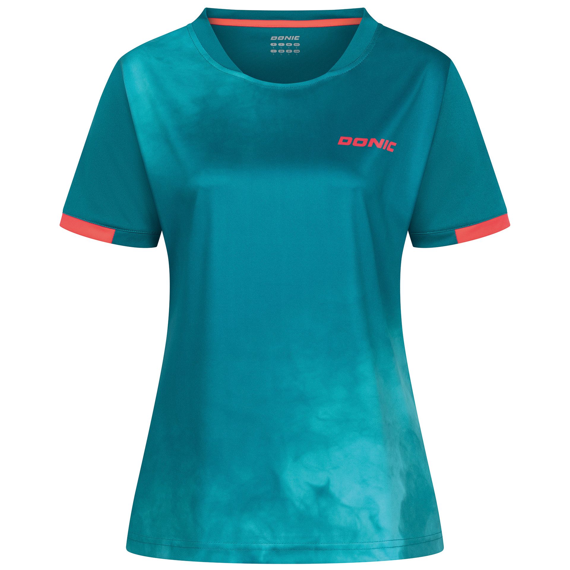Chemisette LYRA LADY Vert/Bleu clair/Orange