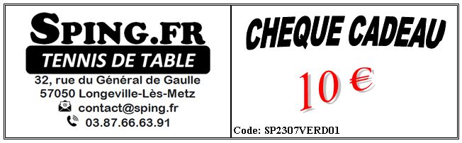 Chèque Cadeau 10€