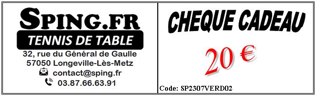 Chèque Cadeau 20€