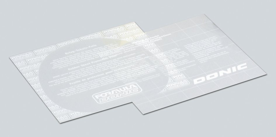 Feuilles de protection revêtments DONIC Formula (X2)