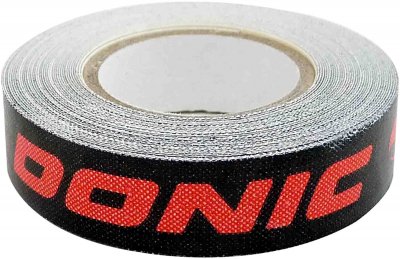 Bande de protection DONIC 5 mètres x 12 mm Noir/Rouge