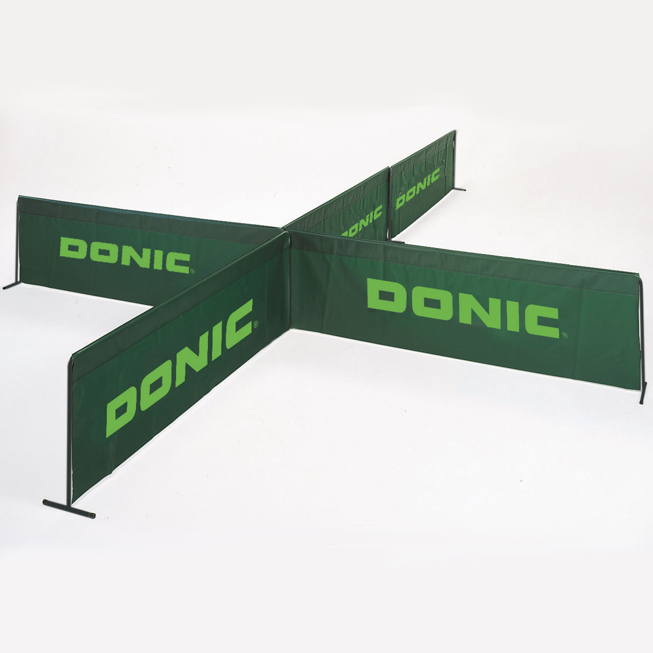 Lot de 10 séparations vert Logo DONIC 1 côté