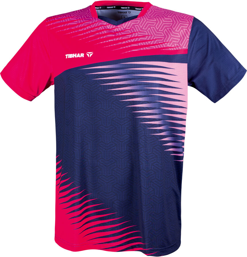 TIBHAR Tee-Shirt AZUR Rose/Bleu