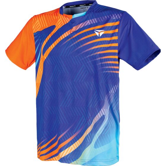 TIBHAR Tee-Shirt HEAVEN Bleu/Orange