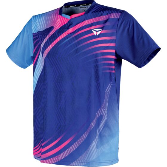 TIBHAR Tee-Shirt HEAVEN Bleu/Rose