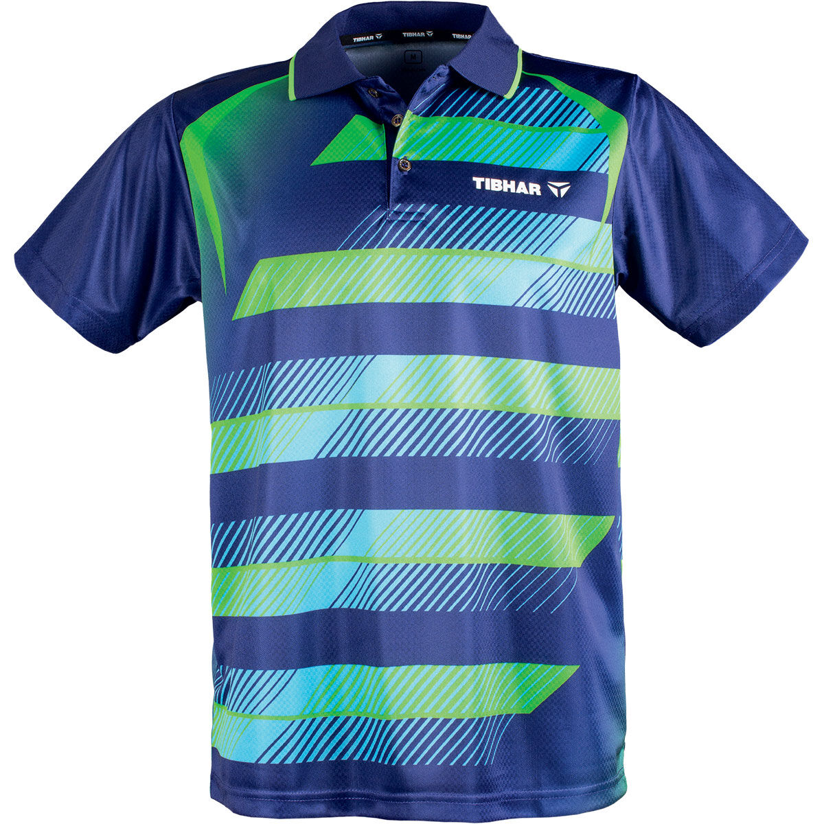 TIBHAR Polo FRAME Marine/Vert