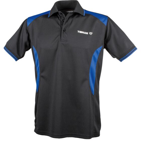TIBHAR Polo KOSMOS Noir/Bleu