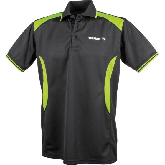 TIBHAR Polo KOSMOS Noir/Vert