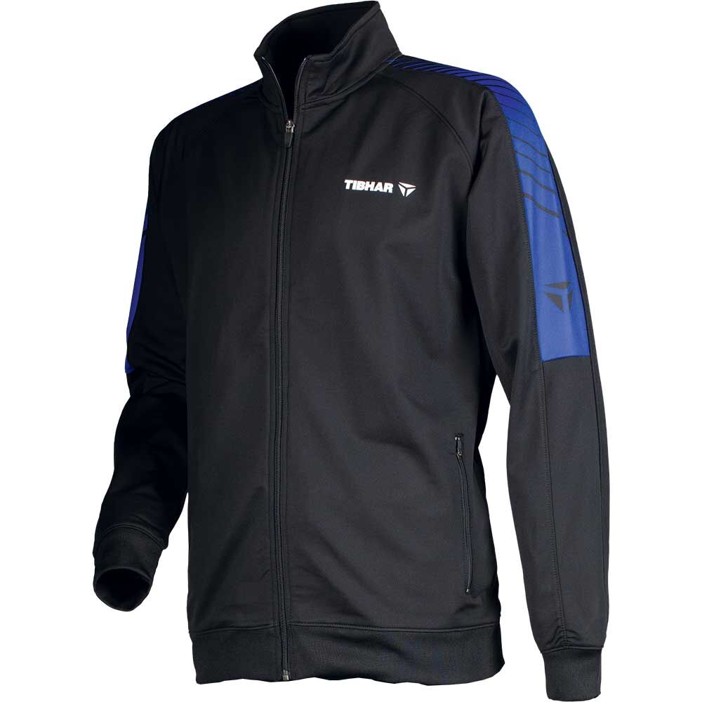 TIBHAR Veste DOMINO Noir/Bleu
