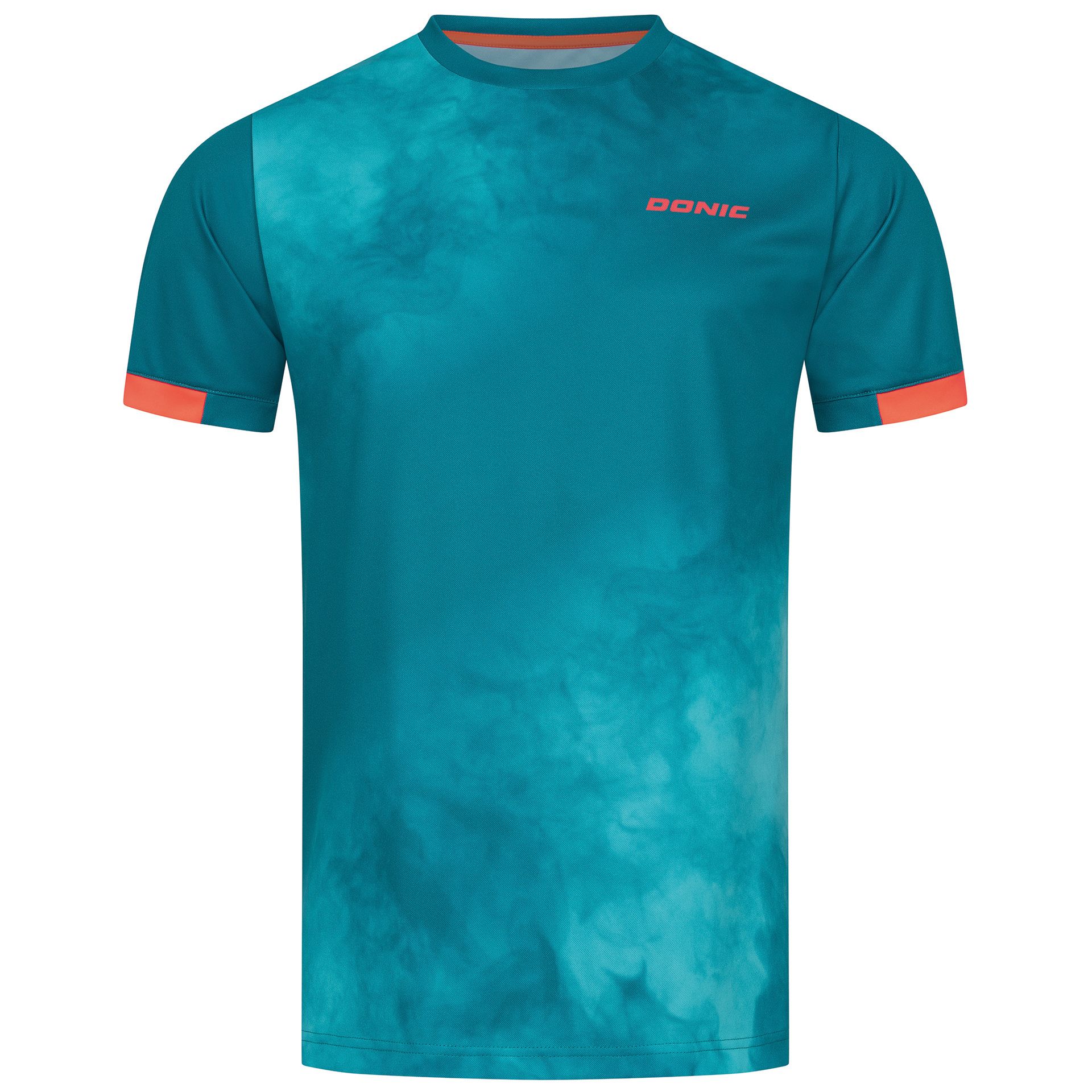 Tee-shirt AXION Vert/Bleu clair/Orange