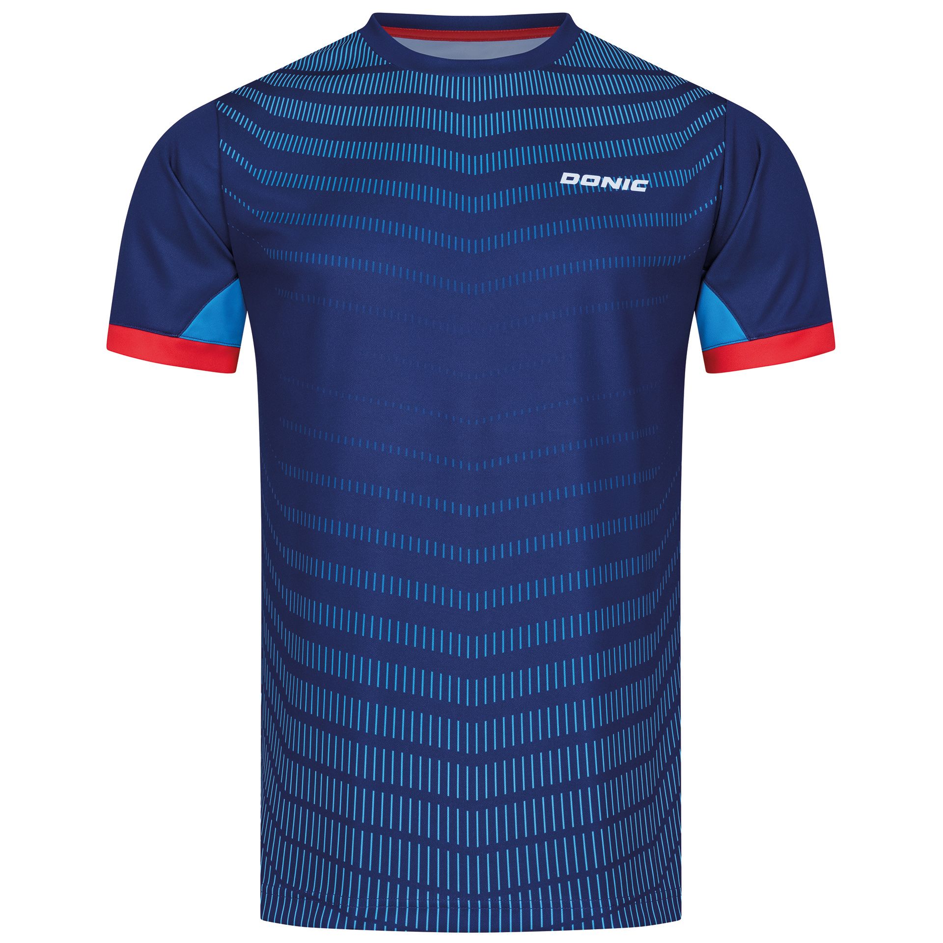 Tee-shirt NEXIS Marine/Cyan/rouge