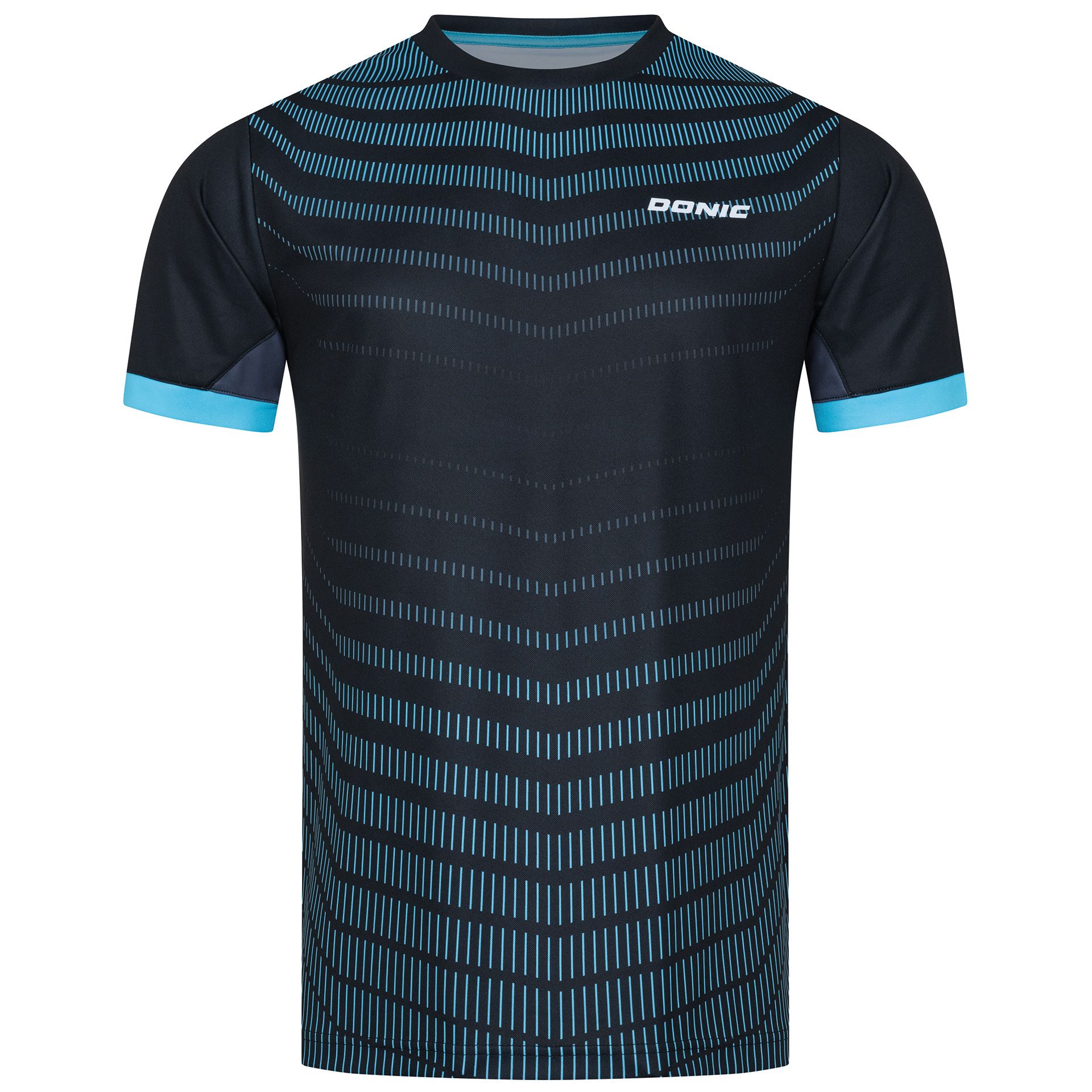Tee-shirt NEXIS Noir/Anthracite/Bleu clair