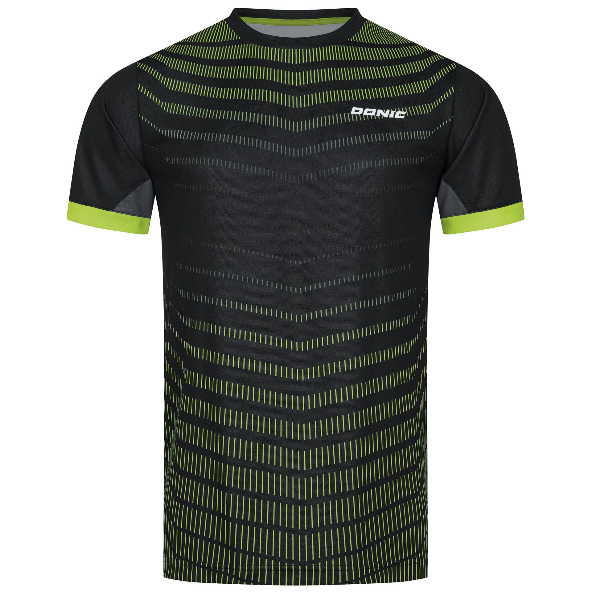 Tee-shirt NEXIS Noir/Anthracite/Jaune