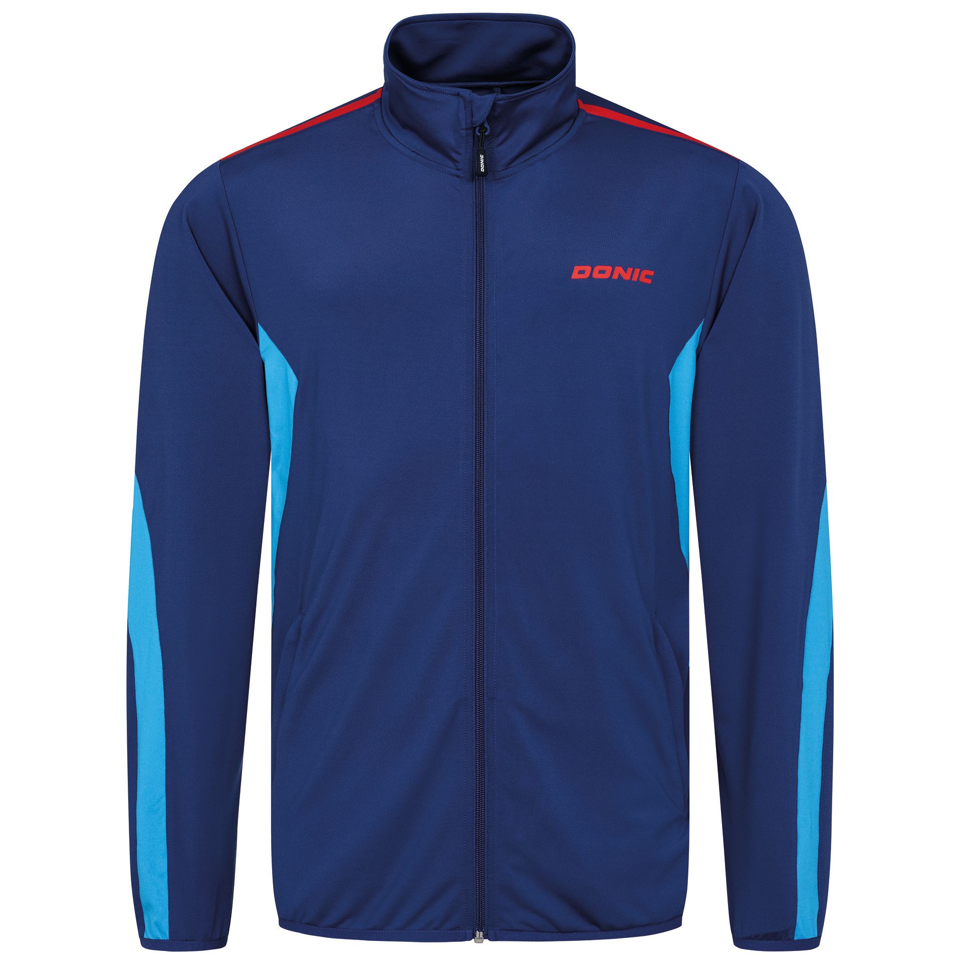 Veste AVERIS Marine/Cyan/Rouge